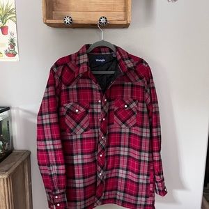 Wrangler Quilted Flannel